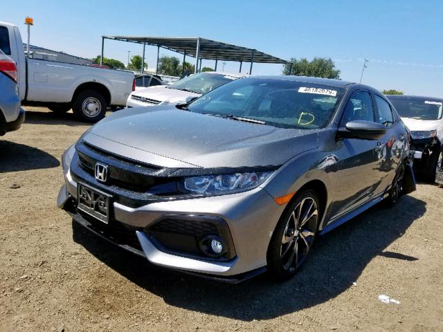 SHHFK7G46KU216833 - 2019 HONDA CIVIC SPOR GRAY photo 2