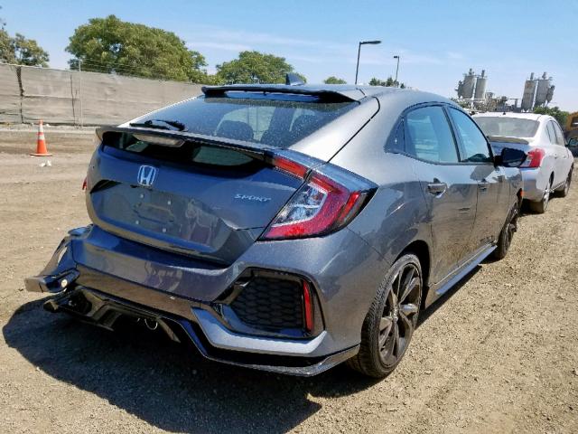 SHHFK7G46KU216833 - 2019 HONDA CIVIC SPOR GRAY photo 4