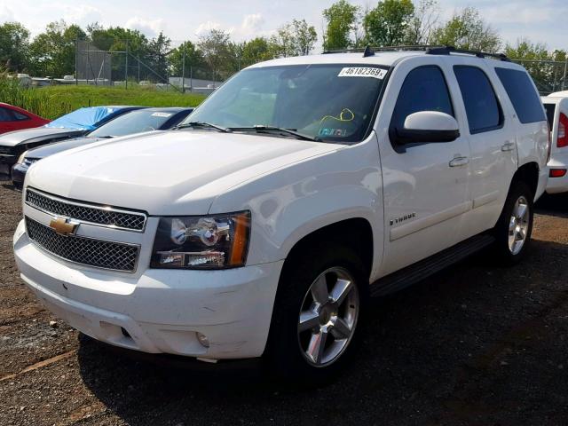 1GNFK13047J336221 - 2007 CHEVROLET TAHOE K150 WHITE photo 2