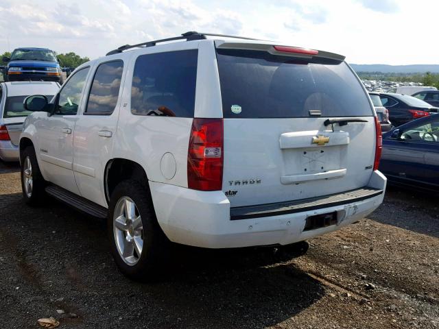 1GNFK13047J336221 - 2007 CHEVROLET TAHOE K150 WHITE photo 3