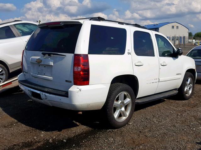 1GNFK13047J336221 - 2007 CHEVROLET TAHOE K150 WHITE photo 4