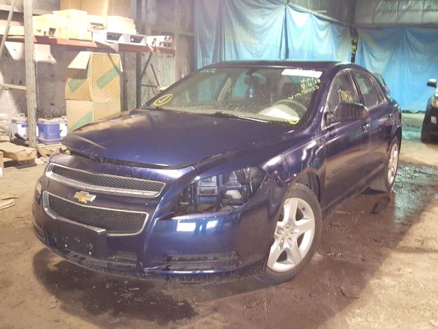 1G1ZB5EB0AF248023 - 2010 CHEVROLET MALIBU LS ლურჯი ფოტო 2