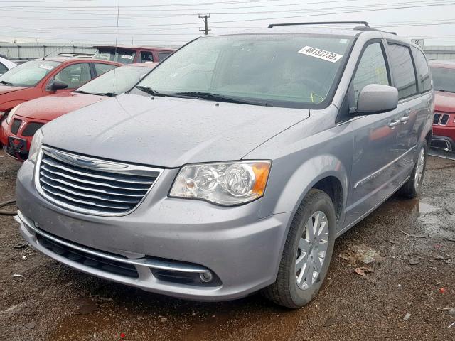 2C4RC1BG8ER442116 - 2014 CHRYSLER TOWN & COU GRAY photo 2