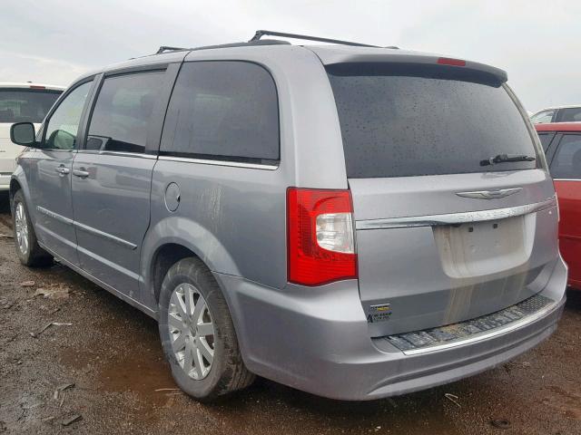 2C4RC1BG8ER442116 - 2014 CHRYSLER TOWN & COU GRAY photo 3