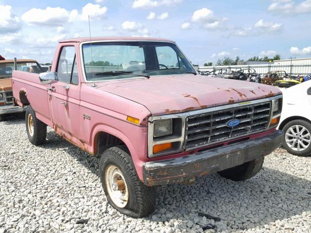 1FTES2SY9FPA82281 - 1985 FORD F-250 RED photo 1