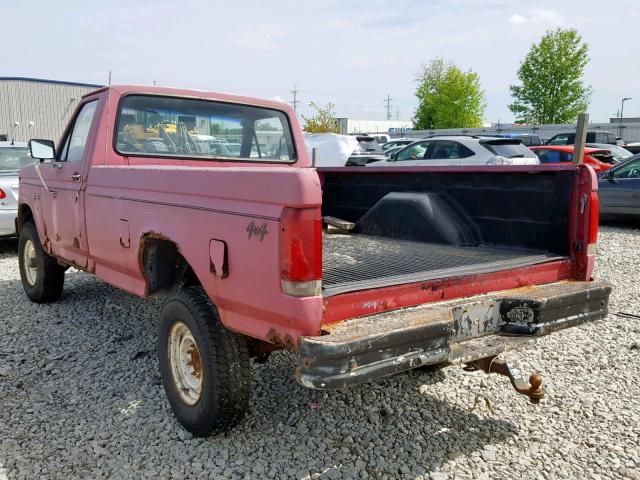 1FTES2SY9FPA82281 - 1985 FORD F-250 RED photo 3