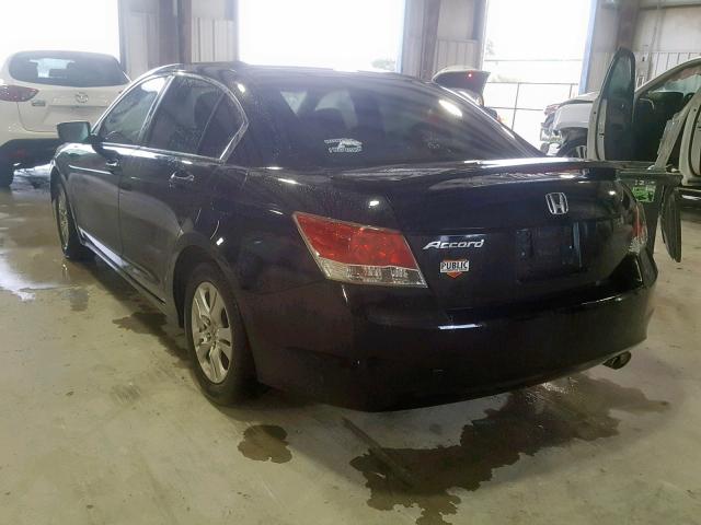 1HGCP2E40AA027759 - 2010 HONDA ACCORD LXP BLACK photo 3