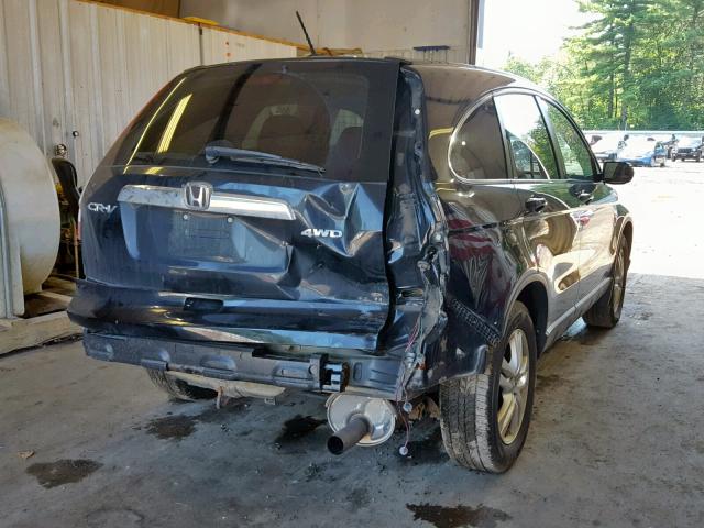 5J6RE4H70BL804134 - 2011 HONDA CR-V EXL BLACK photo 4