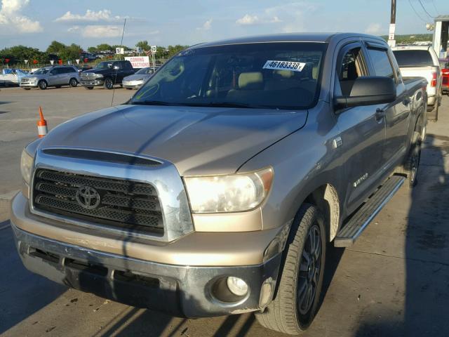 5TFET54108X022872 - 2008 TOYOTA TUNDRA CRE TAN photo 2