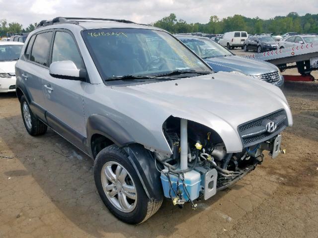 KM8JN72D47U594928 - 2007 HYUNDAI TUCSON SE SILVER photo 1