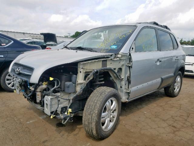 KM8JN72D47U594928 - 2007 HYUNDAI TUCSON SE SILVER photo 2