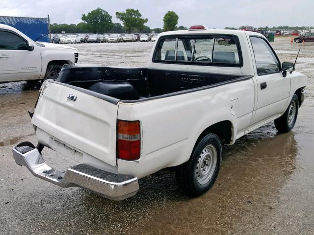 4TARN81A2RZ230321 - 1994 TOYOTA PICKUP 1/2 WHITE photo 4