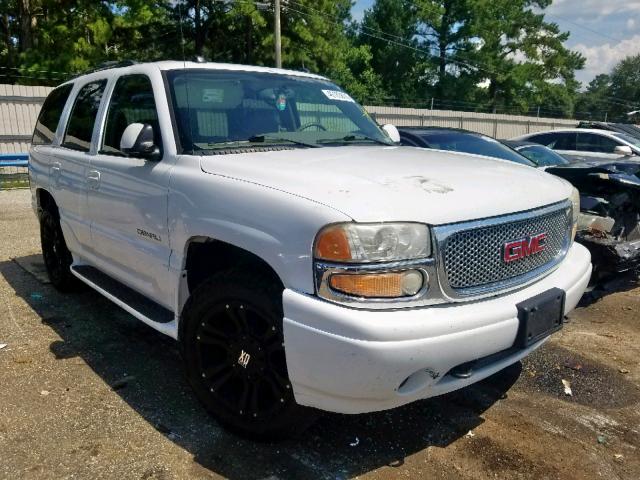 1GKEK63U95J236749 - 2005 GMC YUKON DENA WHITE photo 1