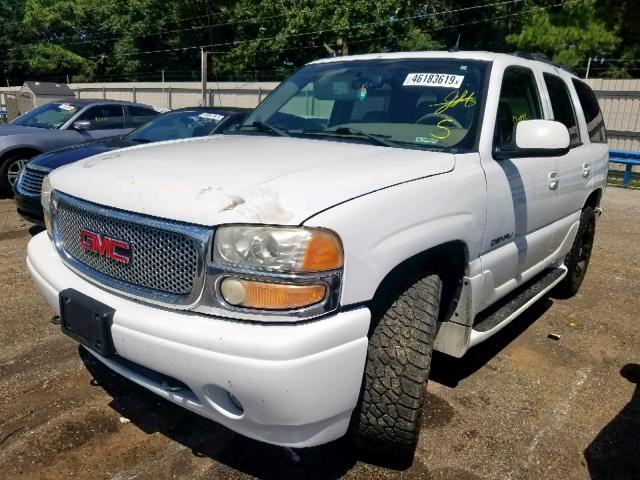 1GKEK63U95J236749 - 2005 GMC YUKON DENA WHITE photo 2