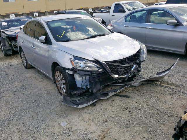 3N1AB7AP9GL668981 - 2016 NISSAN SENTRA S SILVER photo 1