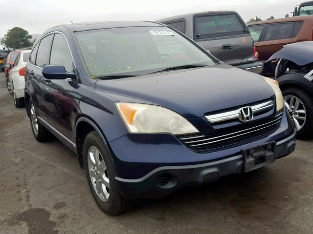 JHLRE48788C051034 - 2008 HONDA CR-V EXL BLUE photo 1