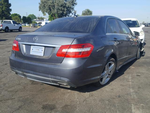 WDDHF5KB6CA533018 - 2012 MERCEDES-BENZ E 350 CHARCOAL photo 4