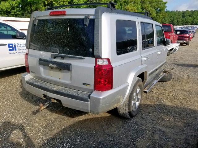 1J8HH48P47C673007 - 2007 JEEP COMMANDER ვერცხლისფერი ფოტო 4