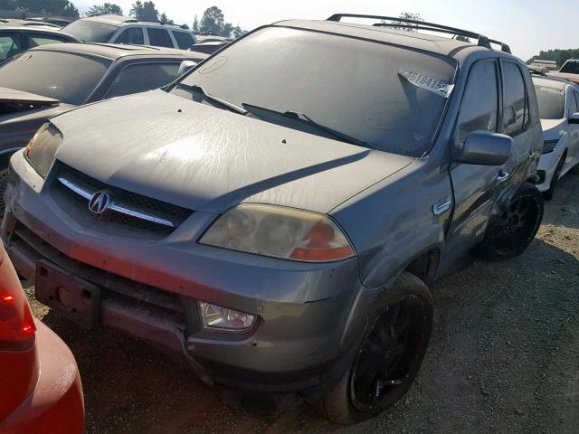 2HNYD18882H501881 - 2002 ACURA MDX TOURIN GRAY photo 2