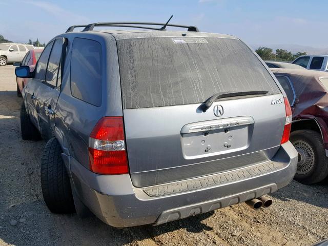 2HNYD18882H501881 - 2002 ACURA MDX TOURIN GRAY photo 3