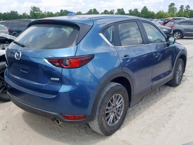 JM3KFABM4J1402863 - 2018 MAZDA CX-5 SPORT BLUE photo 4