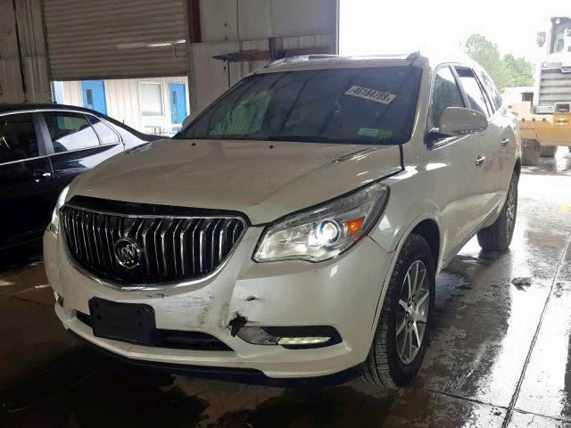 5GAKVBKD6FJ139981 - 2015 BUICK ENCLAVE WHITE photo 2