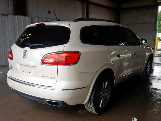 5GAKVBKD6FJ139981 - 2015 BUICK ENCLAVE WHITE photo 4