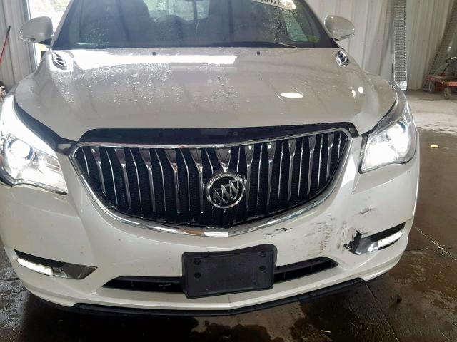 5GAKVBKD6FJ139981 - 2015 BUICK ENCLAVE WHITE photo 9