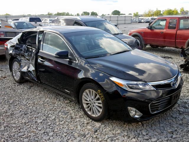 4T1BD1EB3DU001618 - 2013 TOYOTA AVALON HYB BLACK photo 1