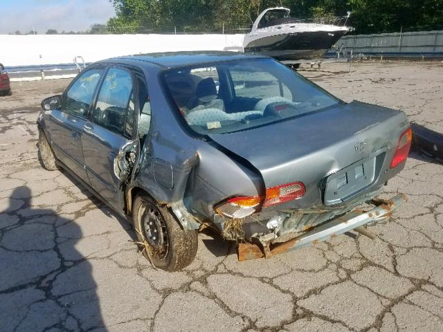 2HGEJ6616YH516037 - 2000 HONDA CIVIC BASE BLUE photo 3