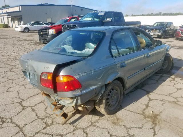 2HGEJ6616YH516037 - 2000 HONDA CIVIC BASE BLUE photo 4