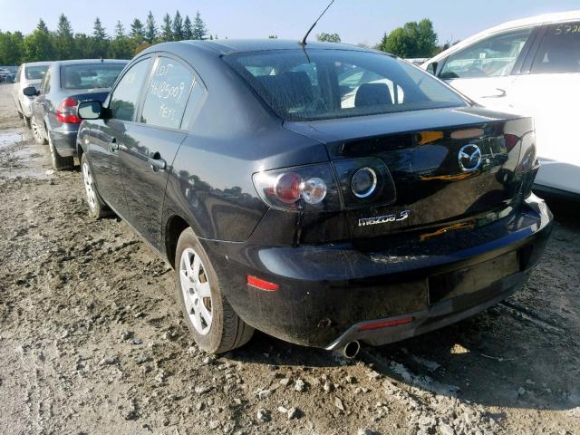 JM1BK32F181873347 - 2008 MAZDA 3 I GRAY photo 3