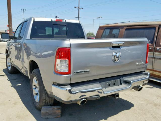 1C6SRFBTXKN686327 - 2019 RAM 1500 BIG H SILVER photo 3