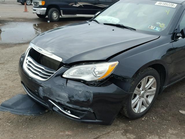 1C3CCBBB7CN175727 - 2012 CHRYSLER 200 TOURIN BLACK photo 9