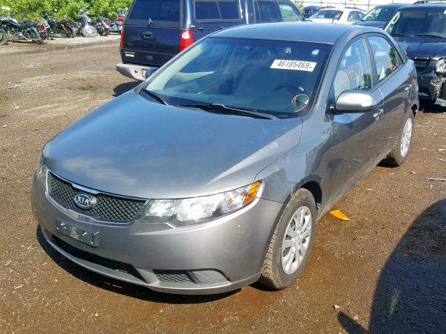 KNAFU4A2XA5855263 - 2010 KIA FORTE EX SILVER photo 2