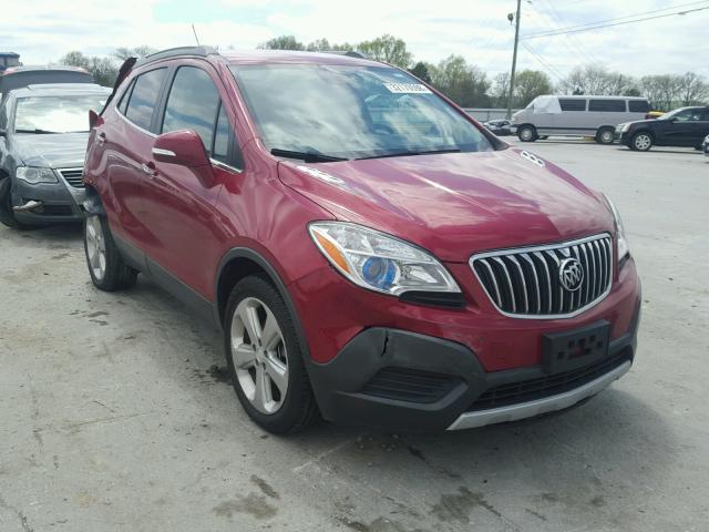 KL4CJASB9FB054242 - 2015 BUICK ENCORE MAROON photo 1