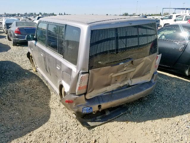 JTLKT324154008095 - 2005 TOYOTA SCION XB 银色 照片 3