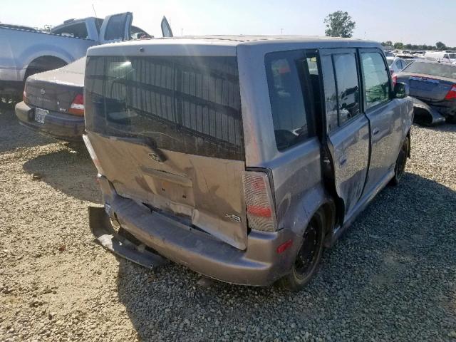 JTLKT324154008095 - 2005 TOYOTA SCION XB 银色 照片 4