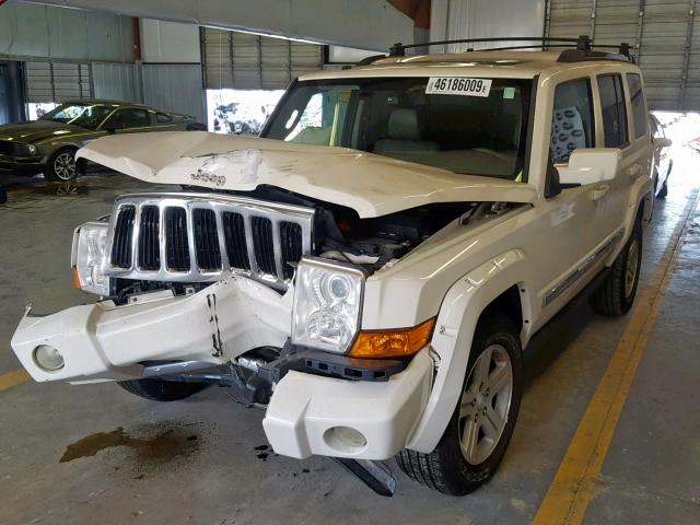 1J4RH5GT5AC114017 - 2010 JEEP COMMANDER თეთრი ფოტო 2