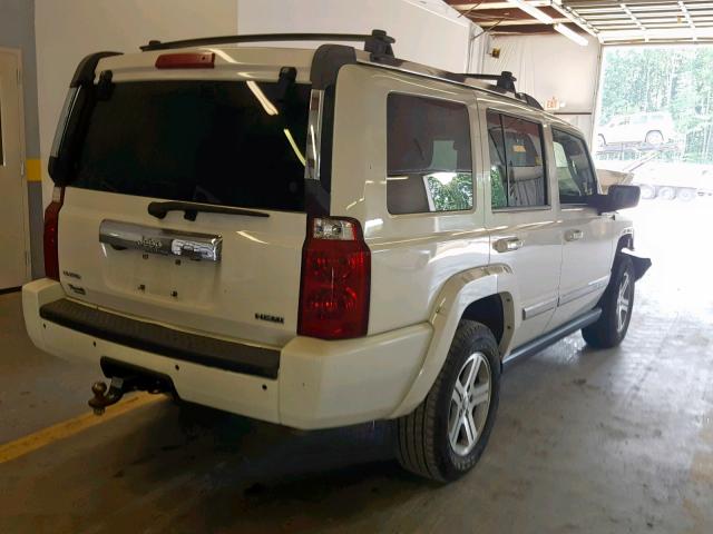 1J4RH5GT5AC114017 - 2010 JEEP COMMANDER თეთრი ფოტო 4