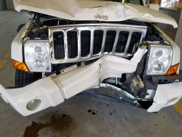 1J4RH5GT5AC114017 - 2010 JEEP COMMANDER თეთრი ფოტო 9
