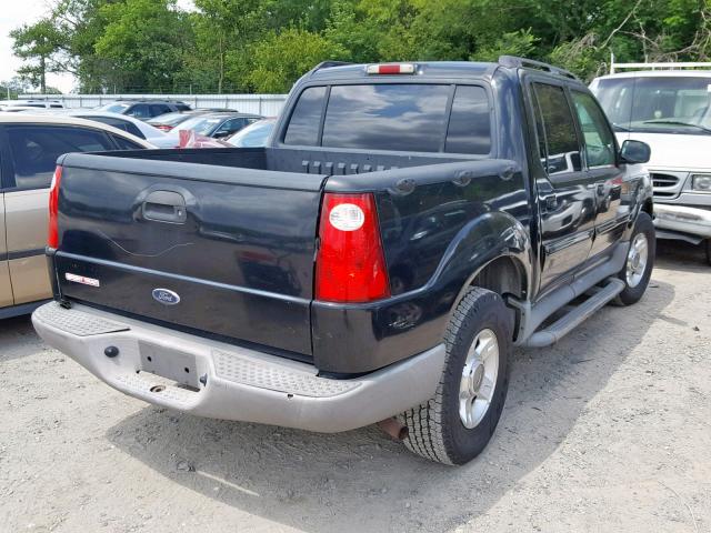 1FMZU67EX1UA25378 - 2001 FORD EXPLORER S BLACK photo 4