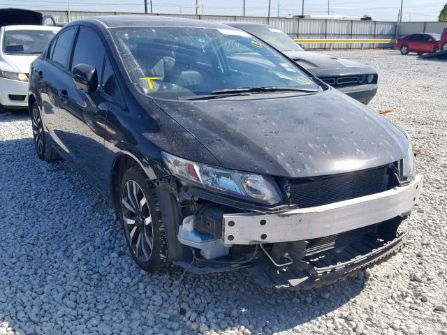 2HGFB2F92EH532344 - 2014 HONDA CIVIC EXL Սև լուսանկար 1