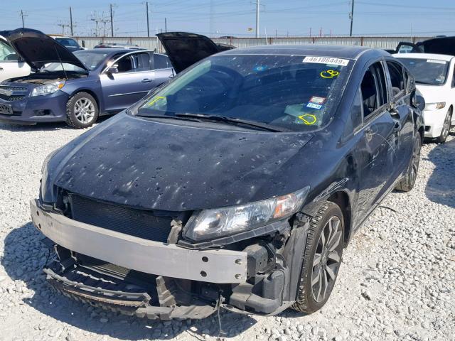 2HGFB2F92EH532344 - 2014 HONDA CIVIC EXL Սև լուսանկար 2