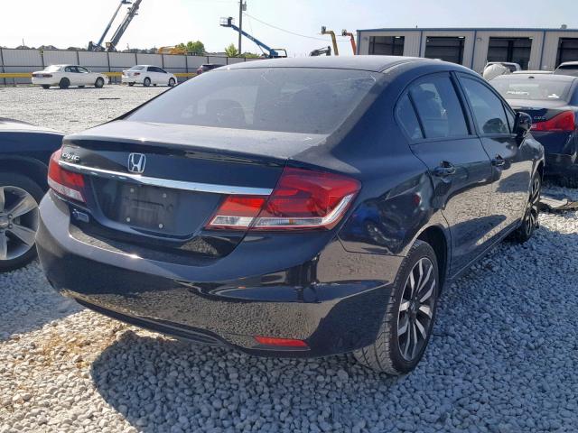 2HGFB2F92EH532344 - 2014 HONDA CIVIC EXL Սև լուսանկար 4