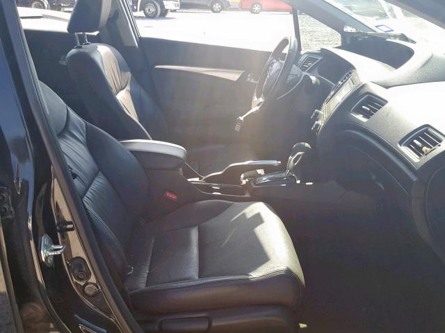 2HGFB2F92EH532344 - 2014 HONDA CIVIC EXL Սև լուսանկար 5