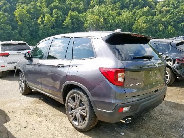 5FNYF7H57KB001063 - 2019 HONDA PASSPORT E 灰色 照片 3