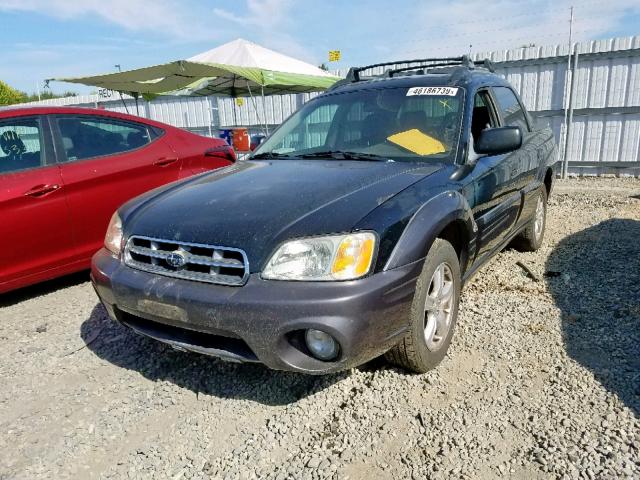 4S4BT62CX57101907 - 2005 SUBARU BAJA SPORT BLACK photo 2