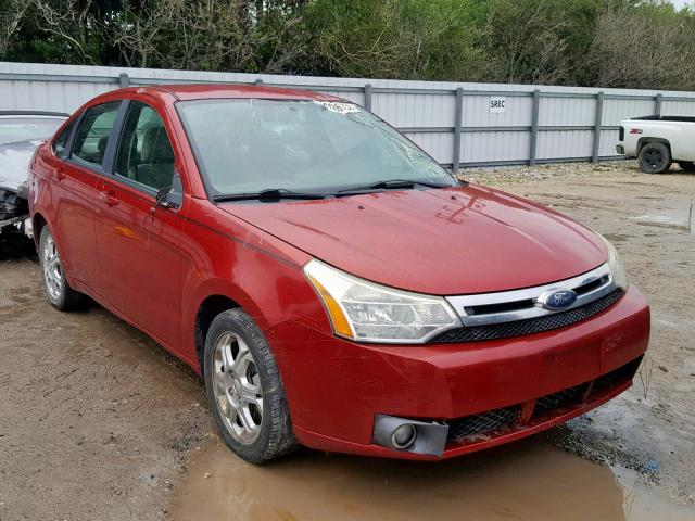 1FAHP36N89W142244 - 2009 FORD FOCUS SES RED photo 1