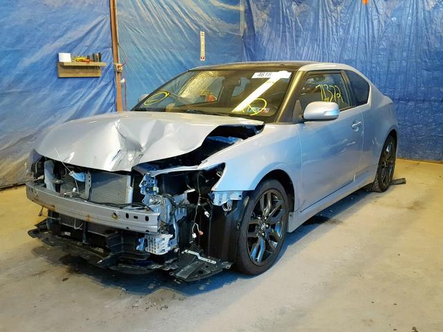 JTKJF5C71E3069688 - 2014 TOYOTA SCION TC ნაცრისფერი ფოტო 2
